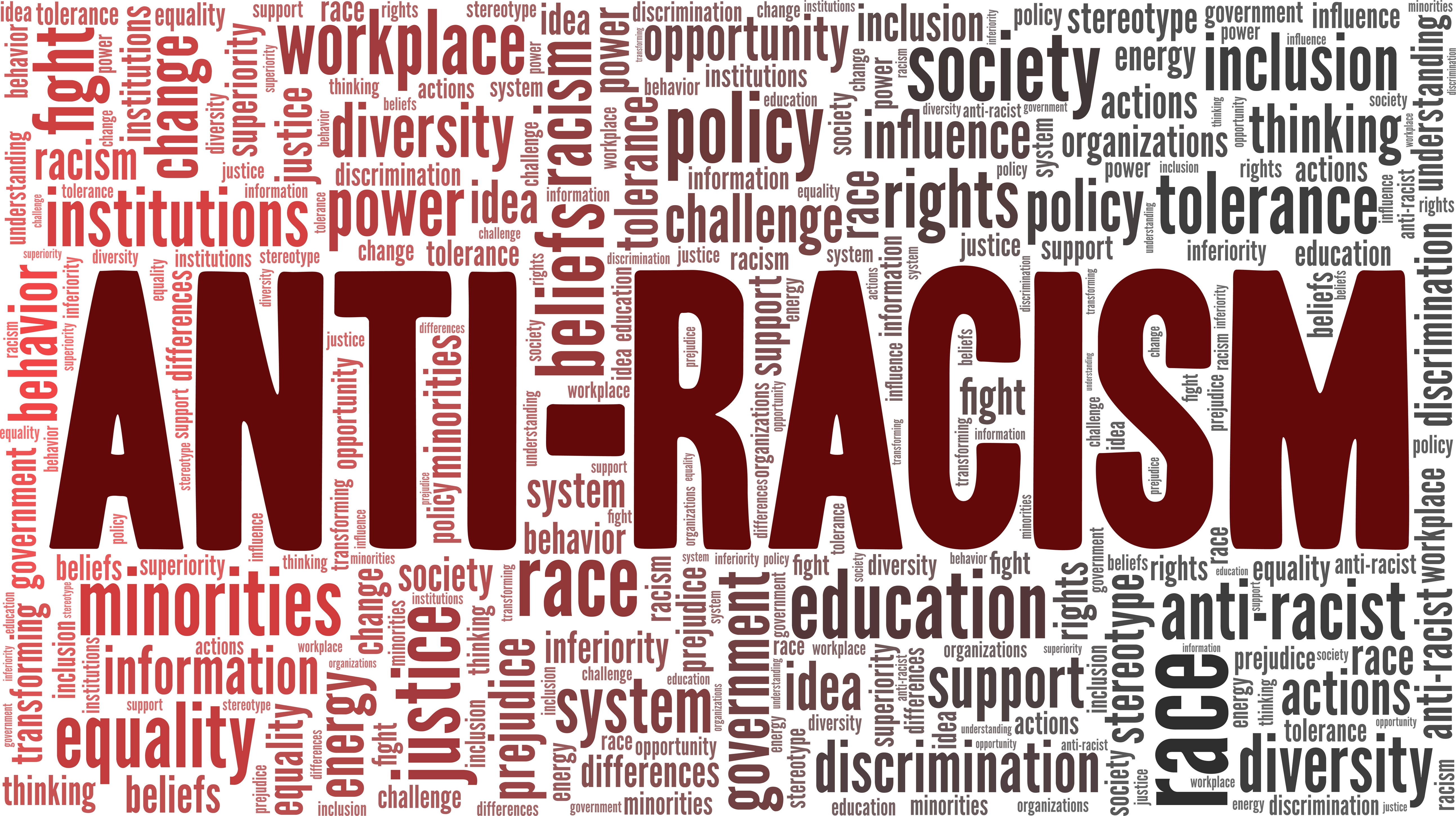 Anti-Racism and Social Justice Word Cloud